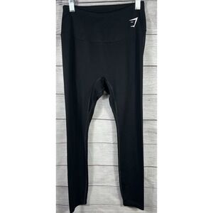 Gymshark Leggings Womens Small Black High Rise Ankle Yoga Gym Athletic Pants